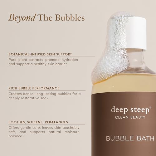 Deep Steep Bubble Bath, Lavender Chamomile, 17oz, 2-Pack,