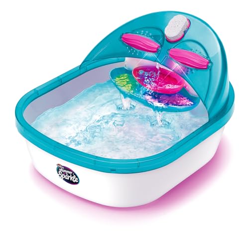 Cra-Z-Art Shimmer 'n Sparkle 6-in-1 Kids Foot Spa with Massaging Rollers & Light-Up Waterfall