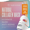 Body Restore Korean Bio-Cellulose Face Mask Variety Pack (12 Pack) ? Hydrating, Brightening & Anti-Aging Sheet Masks with Hyaluronic Acid, Niacinamide, Centella ? K-Beauty Facial Masks Skincare