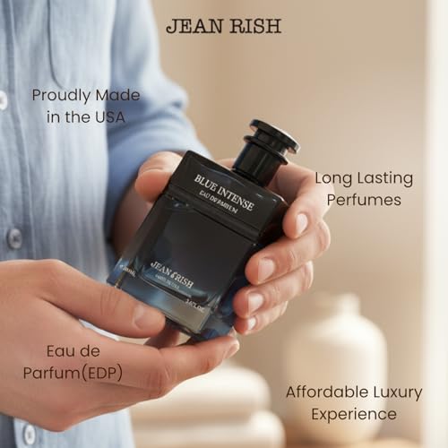 Jean Rish Blue Intense Eau de Parfum for Men 100ml - Woody Fragrance