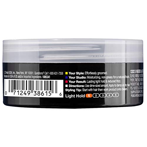L'Oreal Paris Hair Care Studio Line Beard and Hair Cream, 1.7 Ounce