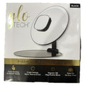 Foldable Travel Led Mirror - Touch Dimming & On/Off Swtich, 3 Light Settings, Warm, Natural & Cool, Magnetic 10X, Magnification Mirror, Folds Flat for Easy Travel (Black)