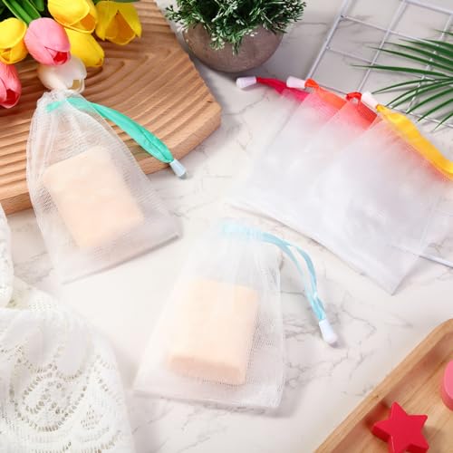 Hushee Soap Mesh Bag Exfoliating Soap Saver Pouch Foam Net - Variation 240