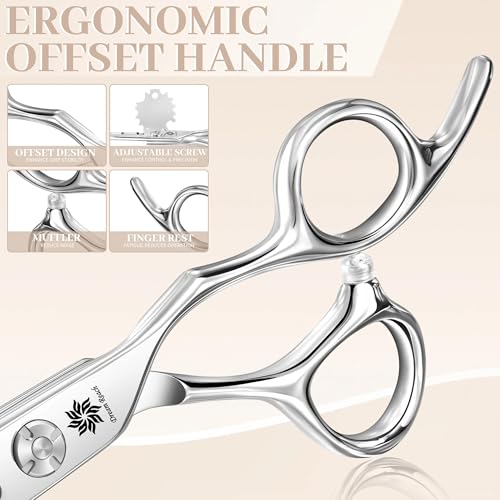 Dream Reach 6 Inch Texturizing Hair Scissors - 440C Steel, Ergonomic Handle, Pack of 1