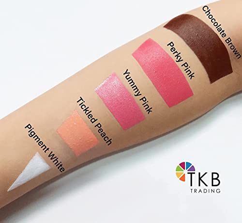 Lip Gloss Base & Lip Color Set - DIY Lip Makeup Kit with Pigments and Lip Liquids