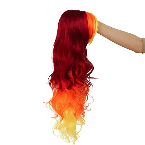 Colorful Long Curly Wavy Costume Wigs for Women - Halloween & Cosplay