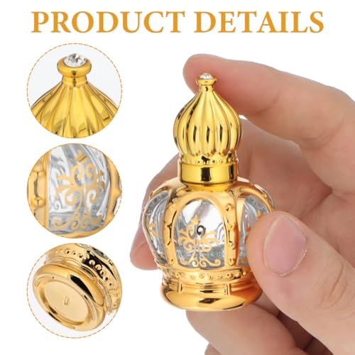 Glass Roll-On Bottles 6 Pack 15ml Leak-Resistant Essential Oil & Perfume Containers