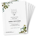 Snow Fox Herbal Youth Mask with Elasticity Production and Collagen Boost, 5-Pack