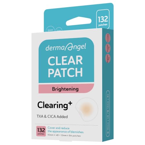 Dark Spot & Acne Blemish Patches Pack of 132 - Hydrocolloid, TXA & CICA