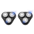 2PACK£¨Black£© Universal Rotary Replacement Shaver Head,Compatible with Remington Shaver Series,for R3,R4,R5,R6,R7,R8,SP-3141 and SP-5161 Foils/Blades