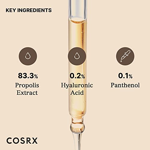 COSRX 73% Propolis Light Ampoule for Sensitive Skin, Anti-Aging, 1oz