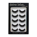 Natural Eyelashes 3D Faux-Mink Lashes Multipack 5Pairs, Texture