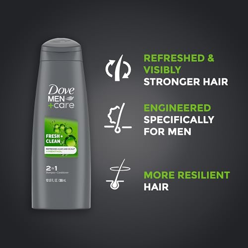 Dove Men+Care Shower Caddy College Gift Set ? Extra Fresh Body + Face Wash, Deodorant for Men + Fresh & Clean 2-in-1 Shampoo & Conditioner (4 Piece Set)