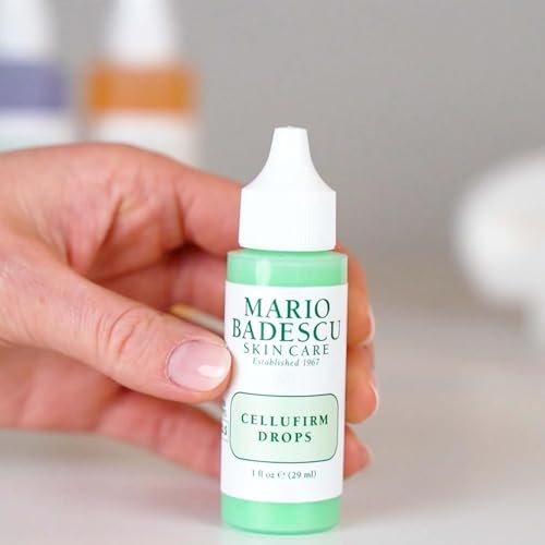Mario Badescu Cellufirm Anti Aging Duo - Cellufirm Drops & Moisturizer - Protein-Enriched Skin Care Set with Collagen and Peptides for Firm, Hydrated & Youthful-Looking Skin