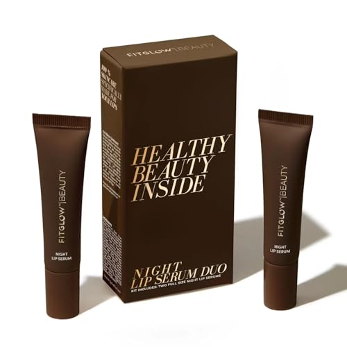 Fitglow Night Lip Serum Duo Anniversary Edition - Clear, 12g