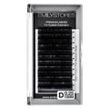 Eyelash Extensions 0.25mm Thickness D Curl Natural-Looking Individual Volume Eyelashes For Lash Extensions (10MM)