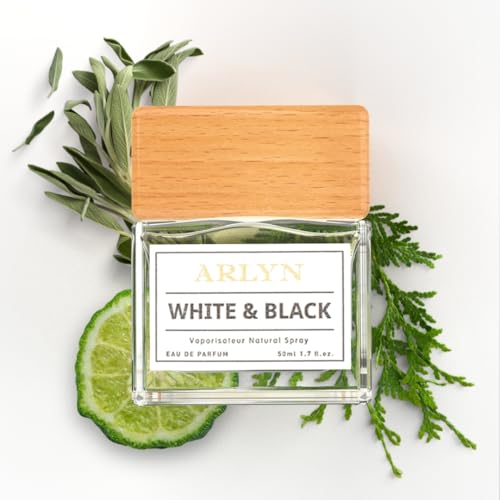 Vegan Eau de Parfum for Men - White & Black Fragrance 50ml