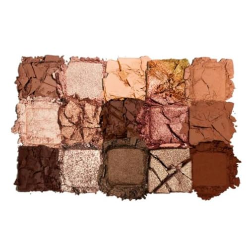 Natasha Denona Warm Eyeshadow Palette - 15 Shades for Natural & Glam Looks