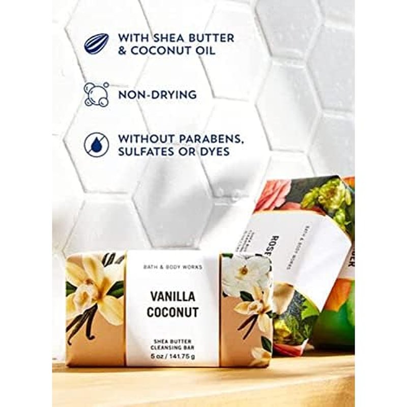 Bath and Body Works Eucalyptus Spearmint Shea Butter (5 oz / 141 g) Cleansing Bar