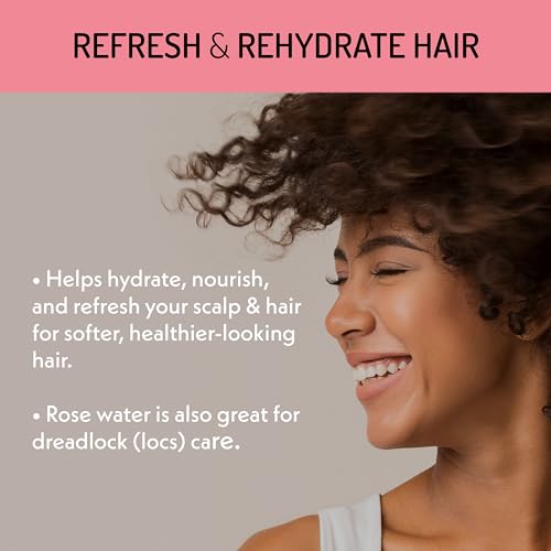 8 oz Organic Rose Water Facial Toner & Makeup Setting Spray - Soothing Hydrating Mist