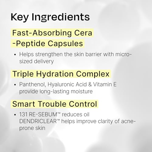 Ceramide Face Moisturizer with Hyaluronic Acid & Panthenol - Sensitive Skin Repair