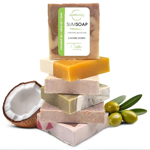 Sumbody USA Cold Process Soap Variety 6 Pack - Handmade, Natural & Moisturizing