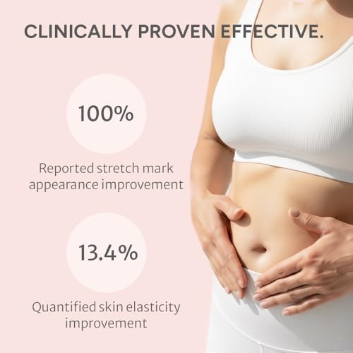 Stretch Mark Cream for Pregnancy & Weight Gain - Korean Skincare, Vegan, Fragrance-Free, 6.76 fl oz