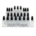 YIZHAO 30ml Clear Glass Spray Bottles 24 Pcs with Fine Mist Refillable Travel Essential Oil Perfume