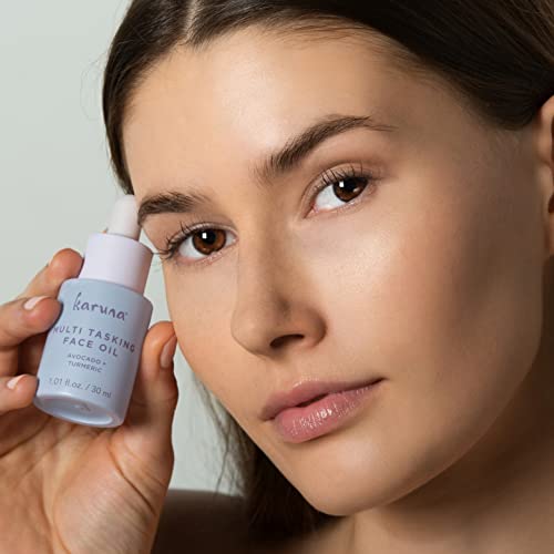 Karuna Multi-Tasking Face Oil - Hydrating & Radiance-Boosting Facial Oil for All Skin Types, 30ml
