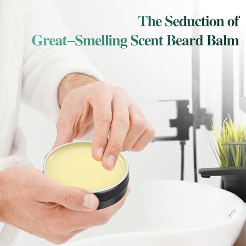 MistySprite Beard Balm Cedar - Natural Thickening & Styling Formula for Men, 2 oz