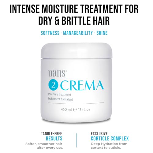 Uans Crema Moisture Hair Treatment 450ml / 15 fl oz - Hydrating Repair