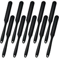 10 Pcs Non-Stick Wax Spatulas, Large Silicone Sticks Reusable Hair Removal Applicator Makeup Scraper for Home Salon Body Use