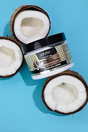 Coconut & Black Castor Oil Curling Cream - 11 fl oz, 3 Pack, Adds Volume & Moisture