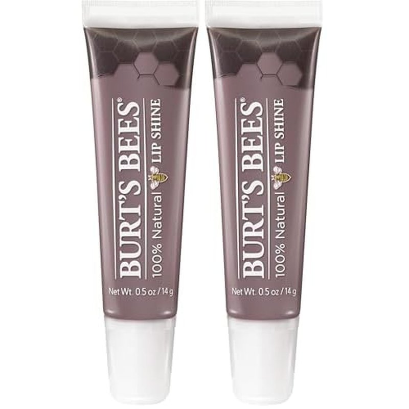 Burt's Bees 100% Natural Moisturizing Lip Shine, Spontaneity - 1 Tube (Pack of 2)