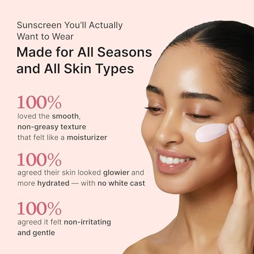 medicube Just Glow Collagen SPF 50 Sunscreen 1.69 Fl Oz Pack of 2 – Hydrating, Non-Sticky Face SPF