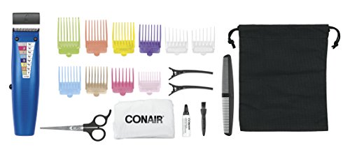 Men's Haircut Kit with Color Coded Combs & Accessories - Professional Home Barber Set