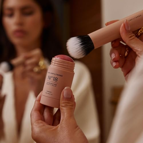 Makeup Blending Brush for Foundation, Blush & Bronzer - Vegan Synthetic Bristles
