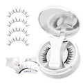 FADLASH Magnetic Eyelashes with Applicator Magnetic Lashes Reusable Natural Look Soft Magnet Eyelash Kit Easy to Wear 1 Pair (B1)