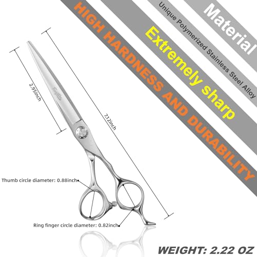 Fengliren 6.5 Inch Professional Hair Cutting Scissors - Sharp Stainless Steel Shears for Hairdressing & Salon Use