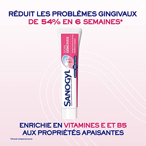 Sanogyl Gum Care Toothpaste 3-Pack - Gentle, Vitamin-Enriched Oral Care