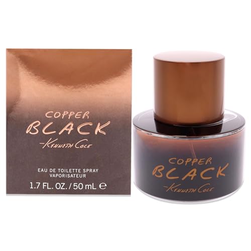 Kenneth Cole Copper Black Eau De Toilette Cologne for Men 1 Fl Oz