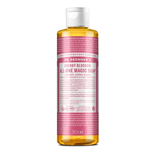 Dr. Bronners Cherry Blossom Pure-Castile Liquid Soap, 240 ML