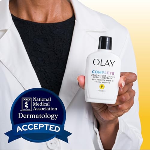 Olay Complete All Day Moisturizer SPF 15 Sensitive 4 oz Pack of 3 - Hydrating & Sun Protection