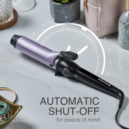 Remington 1.5 Inch Anti-Static Ceramic Curling Iron with Titanium Coating