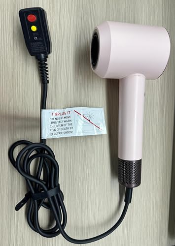 Pink Professional Hair Dryer - Fast Drying, Low Noise Blow Dryer for Home Salon Travel - A02