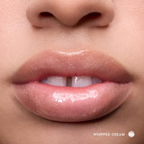 ColourPop Fresh Kiss Lip Gloss Set - Hydrating & Shimmering Lip Balm Trio with Peptides & Hyaluronic Acid, 3 Flavors (Whipped Cream, Raspberry, Peach Mochi) - Vegan & Cruelty-Free