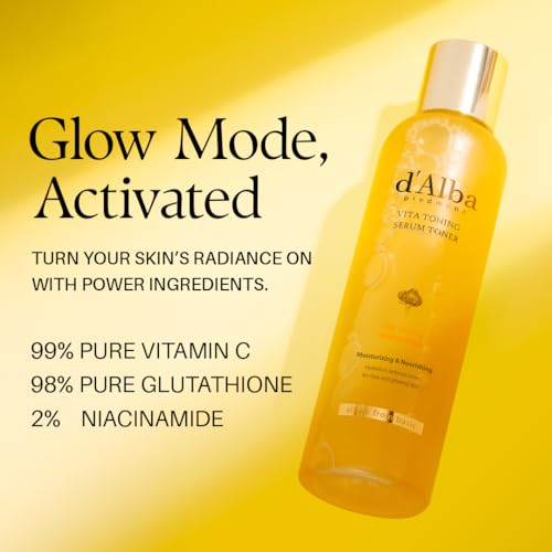 d'alba Piedmont Vita Toning Serum Toner + White Truffle Oil Capsule Serum + Vita Toning Capsule Cream