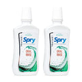 Spry Natural Xylitol Spearmint Mouthwash 16 fl oz Pack of 2 – Breath Freshening Oral Care