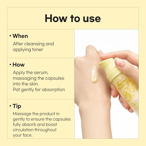Yuja Vita C Capsule Serum, Vitamin C, Ratinol Capsule, Niacinamide, 1.01 fl oz