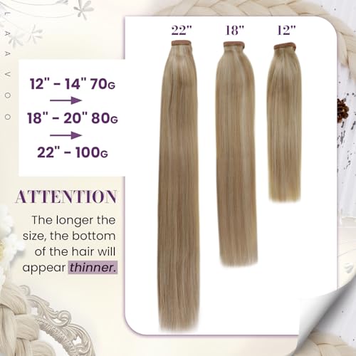 LaaVoo Human Hair Ponytail Extension - Black, 12 Inch, Short, 75g, Variation A-2-2 #1